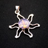 Sterling Silver Star Pendant (1.5" x 1.5")