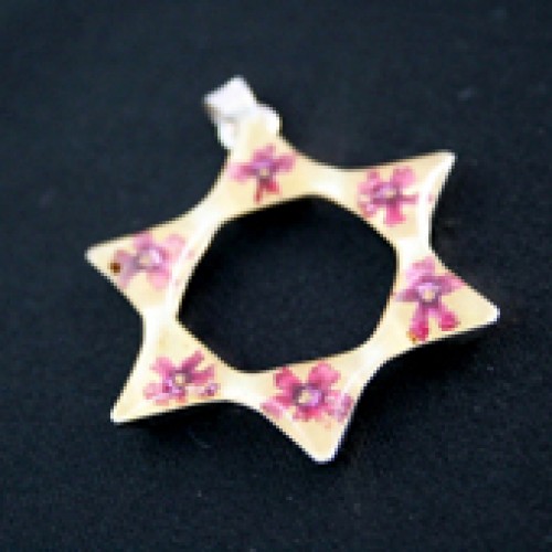 Sterling Silver Star Pendant (1.5